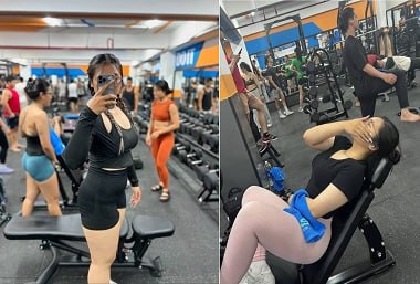 Nện nhau với Gymer mông to cực đẹp